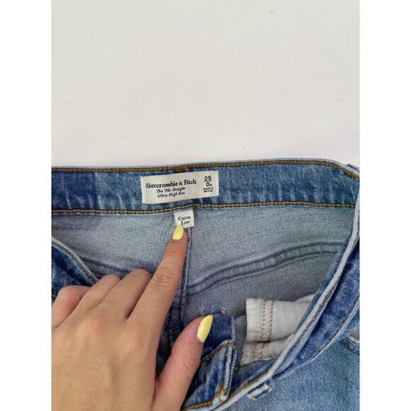 Abercrombie 90's straight ultra high - curve love 0/25 regular - Picture 3 of 6